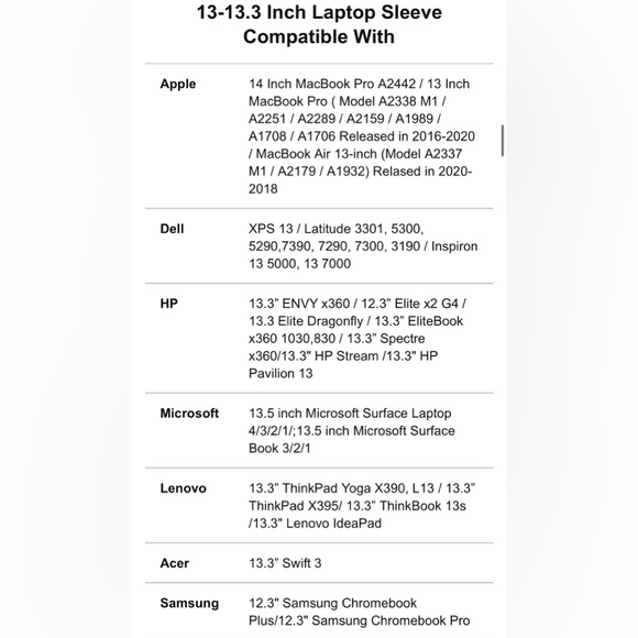 New 13 Inch Waterproof Neoprene Water Resistent Laptop Sleeve - Picture 6 of 10